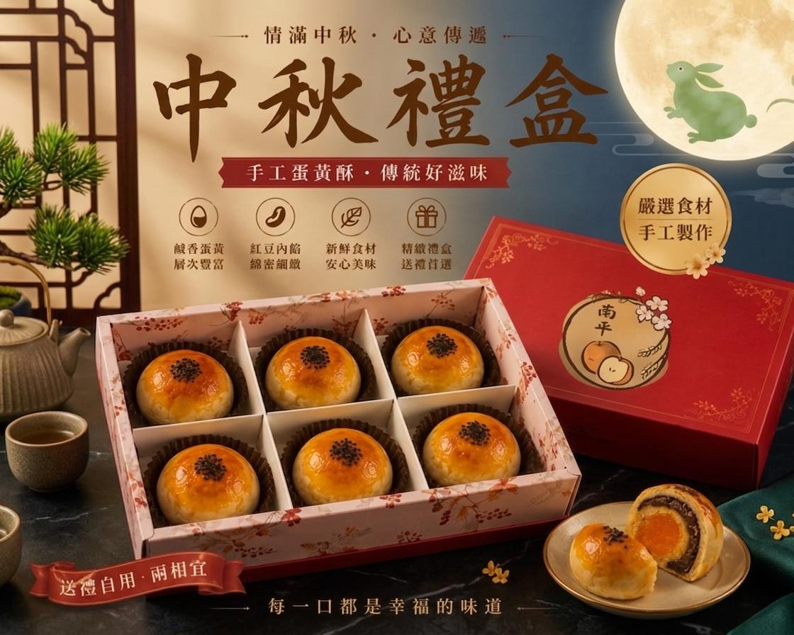 梨鄉情意蛋黃酥禮盒